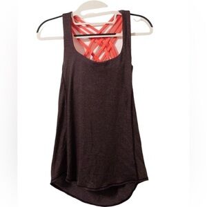 Lululemon Wild Tank Top w Built in Bra Pink Bra Women's, Sz: 4